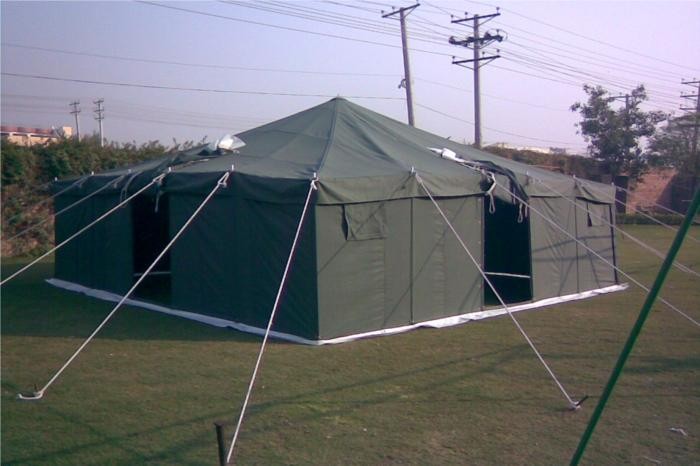 Center Poles Tents Olive Green
